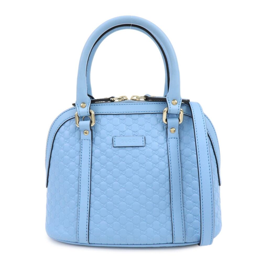 Gucci Microguccissima Leather Handbag Blue
